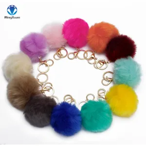 2017 1pcs Fake Fur Brand Bag Keychain 8cm Pompom Car Keyring Golden Chains pompons Fake Fox Rabbit Fur Charms Chain 2017 1pcs Fake Fur Brand Bag Keychain 8cm Pompom Car Keyring Golden Chains pompons Fake Fox Rabbit Fur Charms Chain
