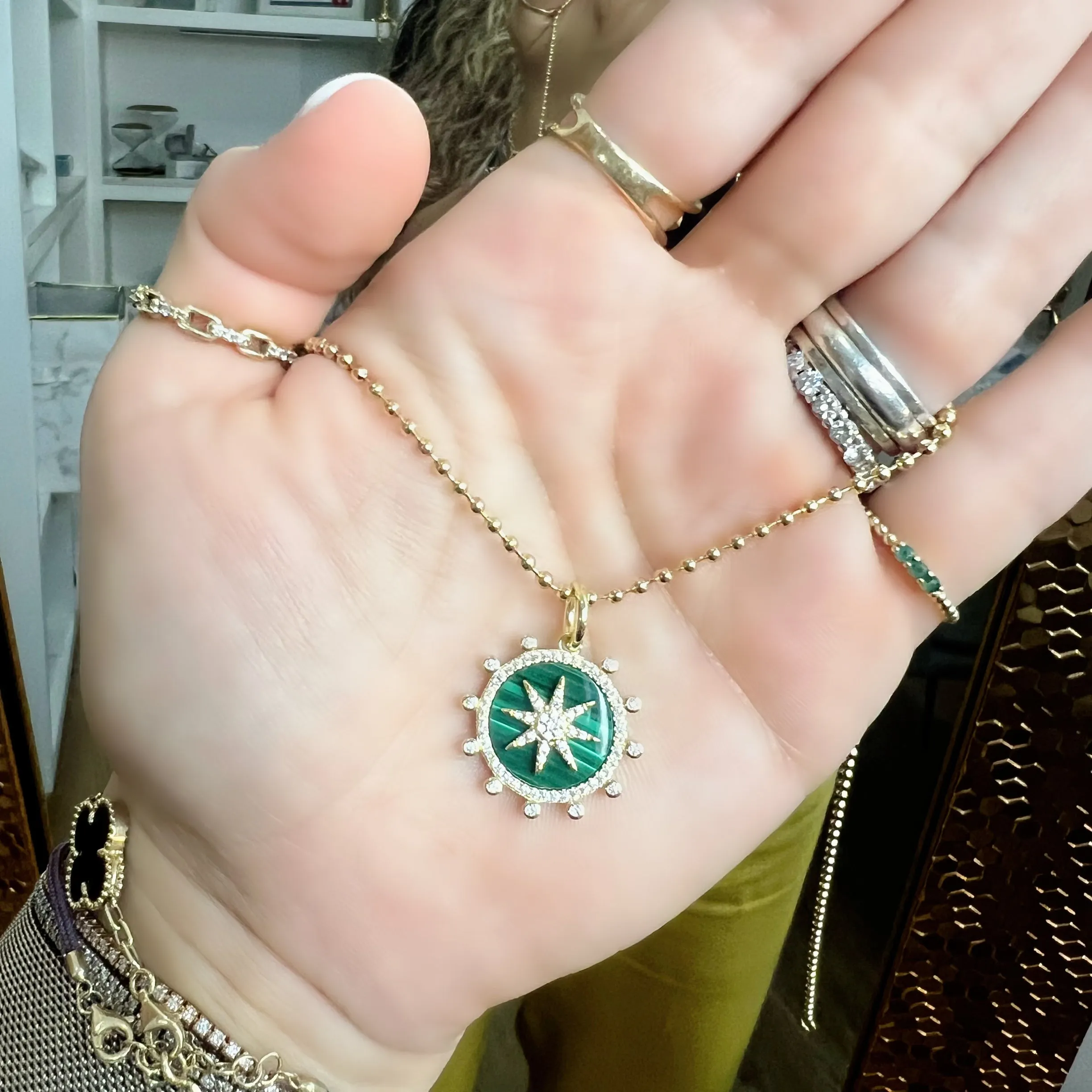 2mm Diamond Cut Ball Chain Necklace