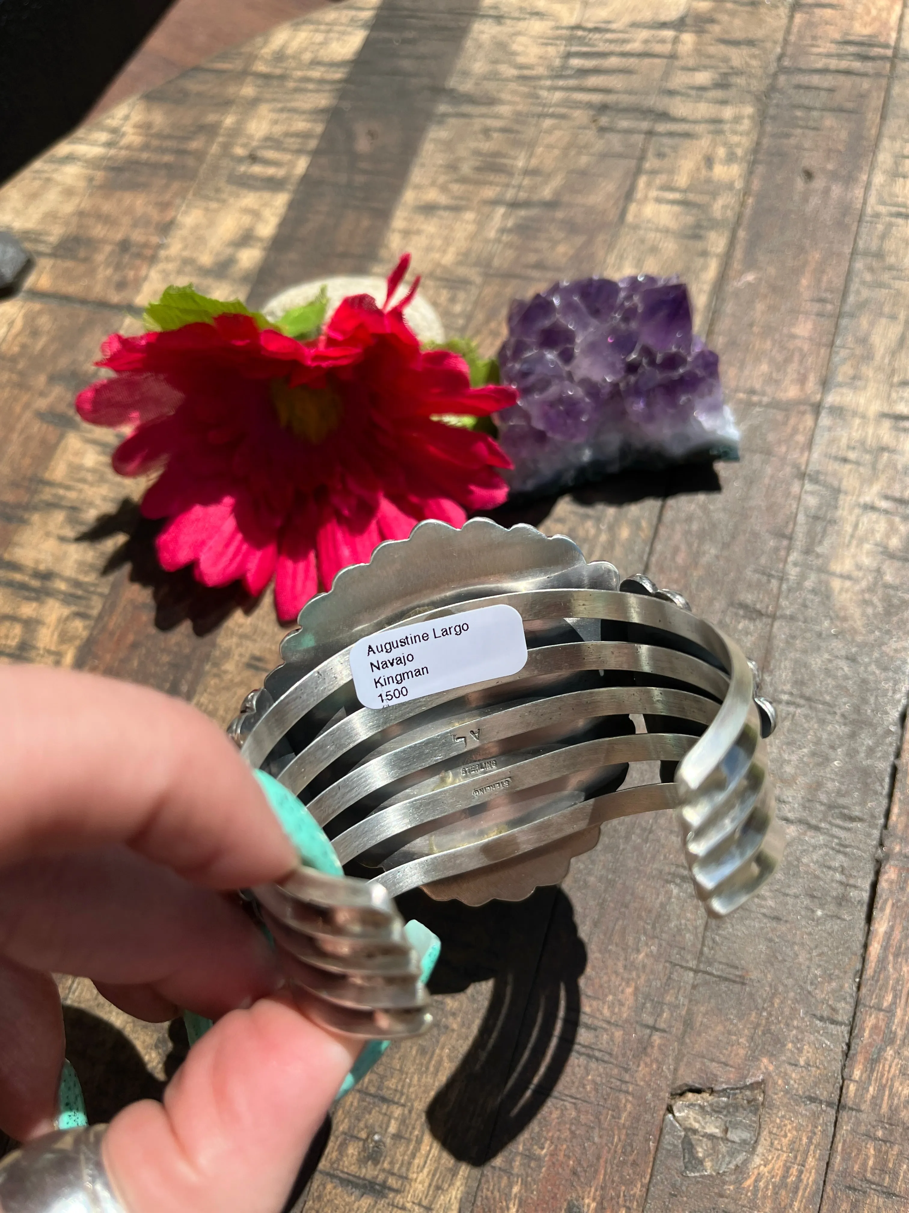 3 Stone Kingman Cuff #4