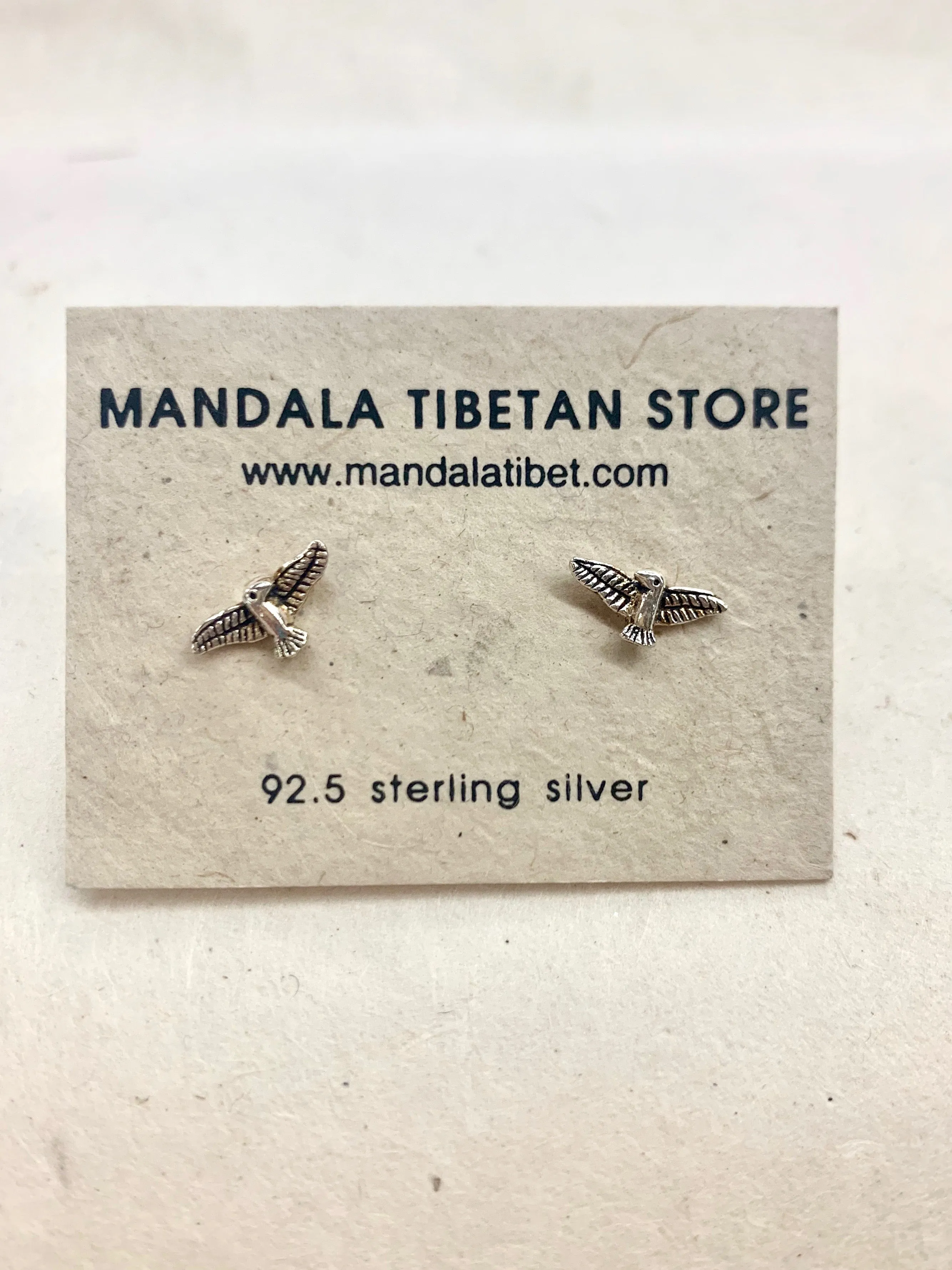 Bird Sterling Silver Stud