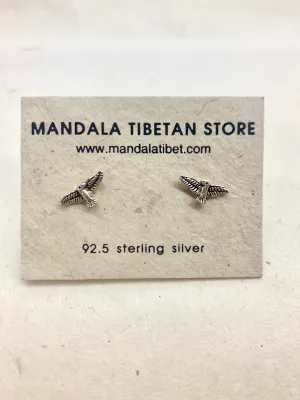 Bird Sterling Silver Stud