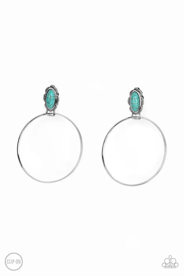 Paparazzi Earring ~ At Long LASSO - Blue