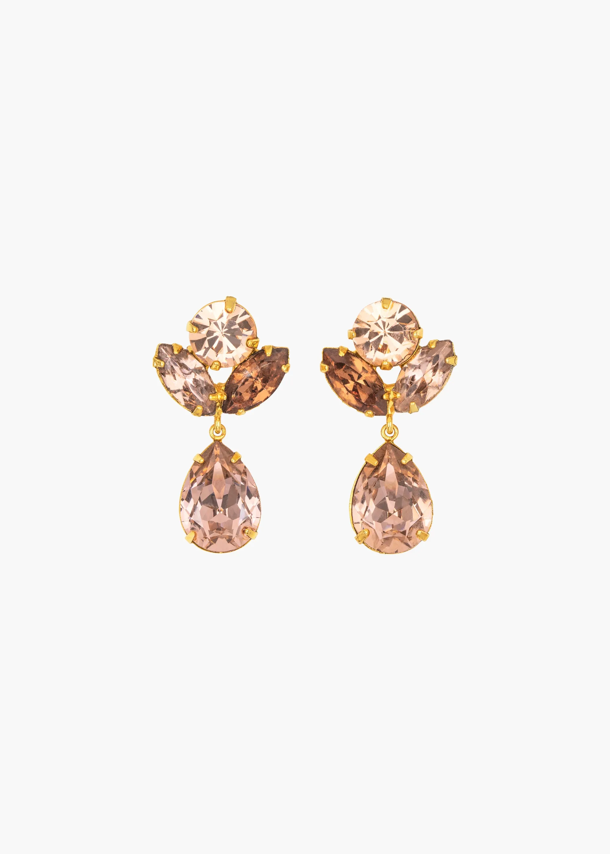 Rily Earrings -- Rose