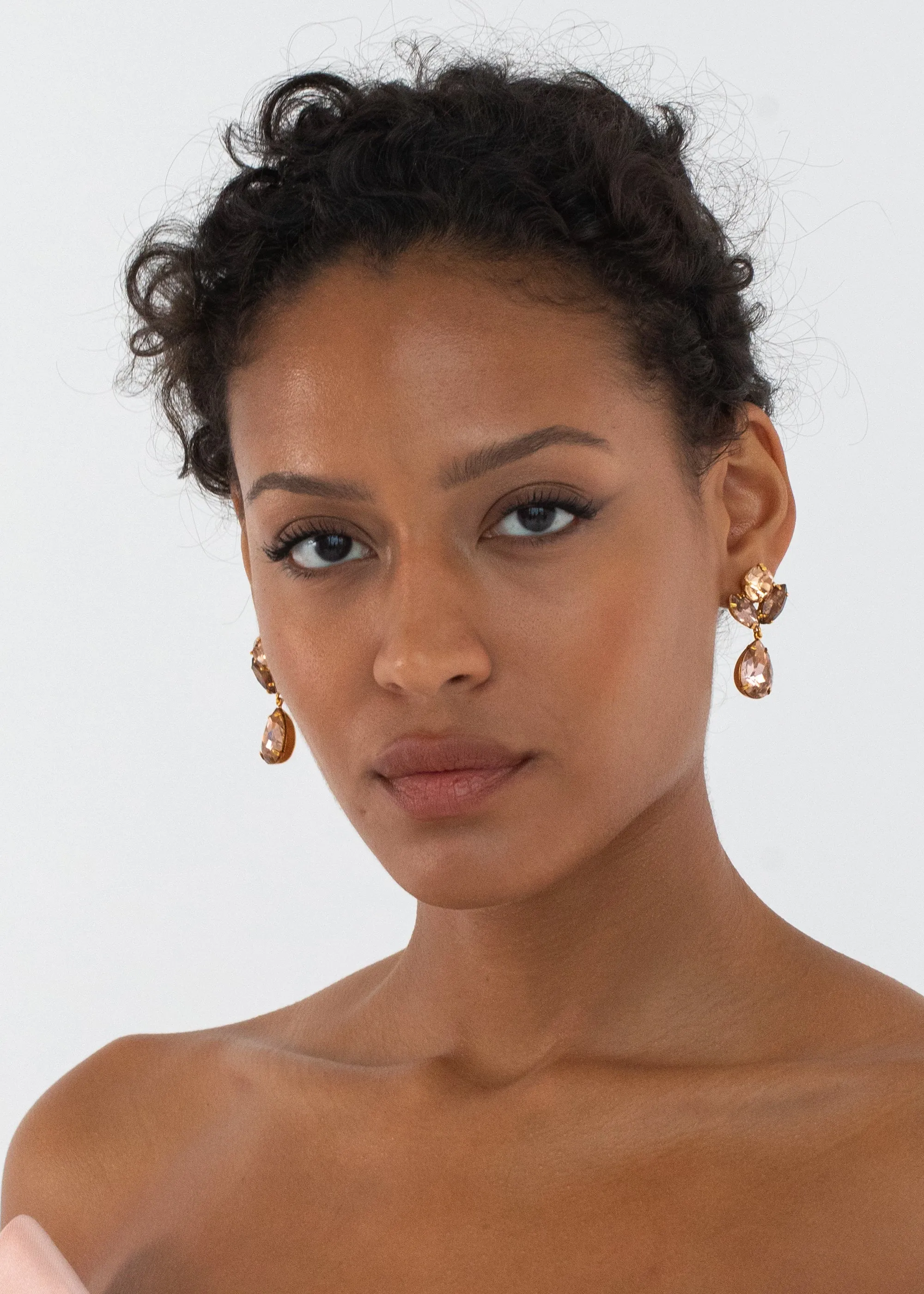 Rily Earrings -- Rose